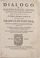 ガリレイ『プトレマイオス及びコペルニクスの世界二大体系についての対話』1632年初版