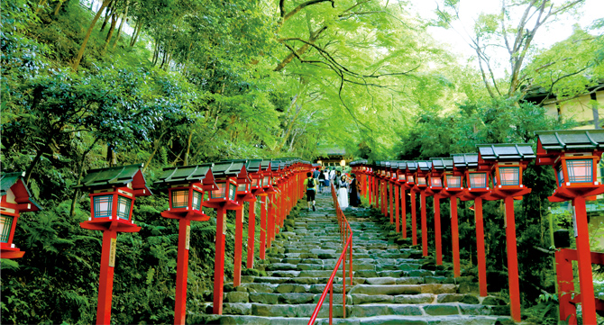 涼スポットその一 木陰で流水の音に浸る 貴船神社