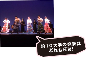 約10大学の発表はどれも圧巻!