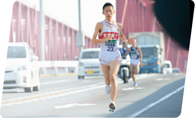 確かな団結力でさらなる上位へ。陸上部（男子駅伝チーム）