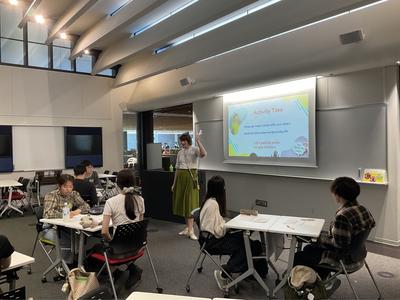 【グローバルコモンズ】英語ワークショップ「Practice Your English Pronunciation」を開催しました。