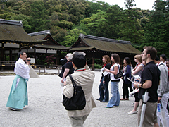 上賀茂神社を見学 上賀茂神社を見学