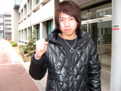 優秀賞獲得でガッツポーズの松本さん