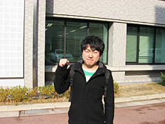 経済学部3年次生 克善(かせ かつよし)君
