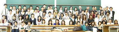 学業成績優秀者の表彰式