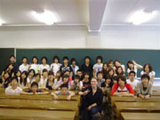 ドイツ人留学生の研修が終了。半年間ご苦労さまでした。