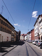 Erfurt、裏道に入ったところ Erfurt、裏道に入ったところ