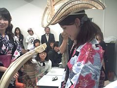 インドネシアPUSAKU中高生との友好交流会の模様
