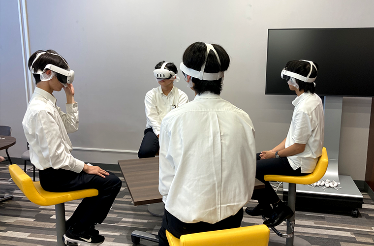 オープンキャンパスで360度VR体験会を実施