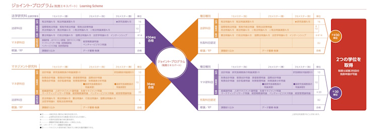 ジョイント・プログラム（税務エキスパート） Learning Scheme