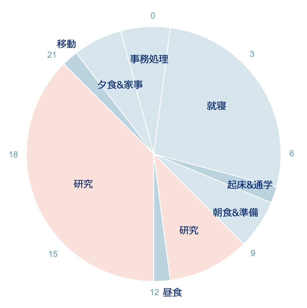 ある1日のスケジュール