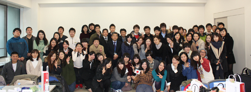 慶熙大学からの学生とワークショップ参加学生