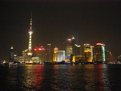 上海上灘の夜景