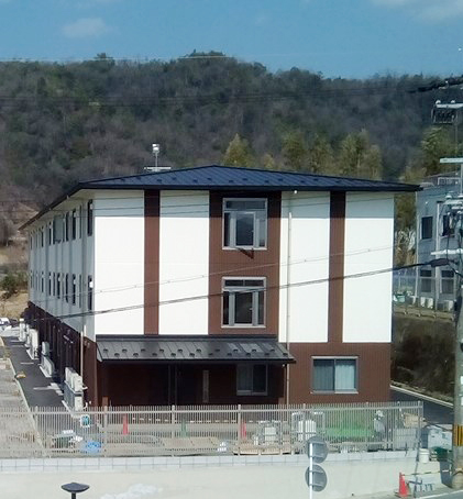 新しく完成した、体育寮「津ノ国寮」。