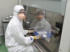 「産業動物」を扱うBSL(バイオ・セーフティー・レベル)3の研究施設(一部)<