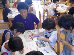 手づくりうちわでエコ宣言