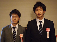 荒賀 慎太郎さん(左)荒賀 龍太郎さん(右)