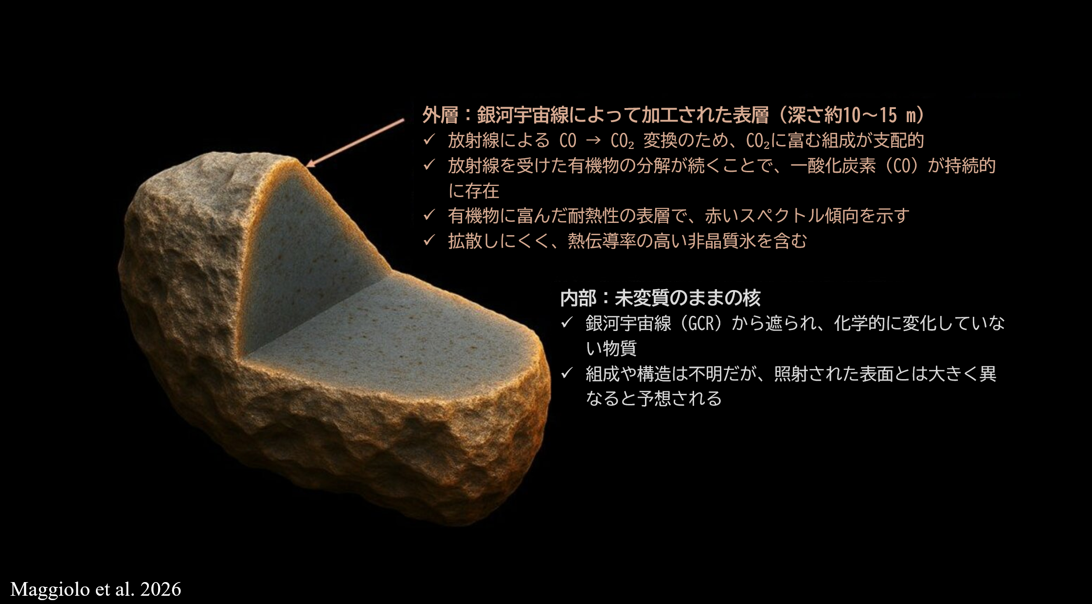  彗星の内部構造