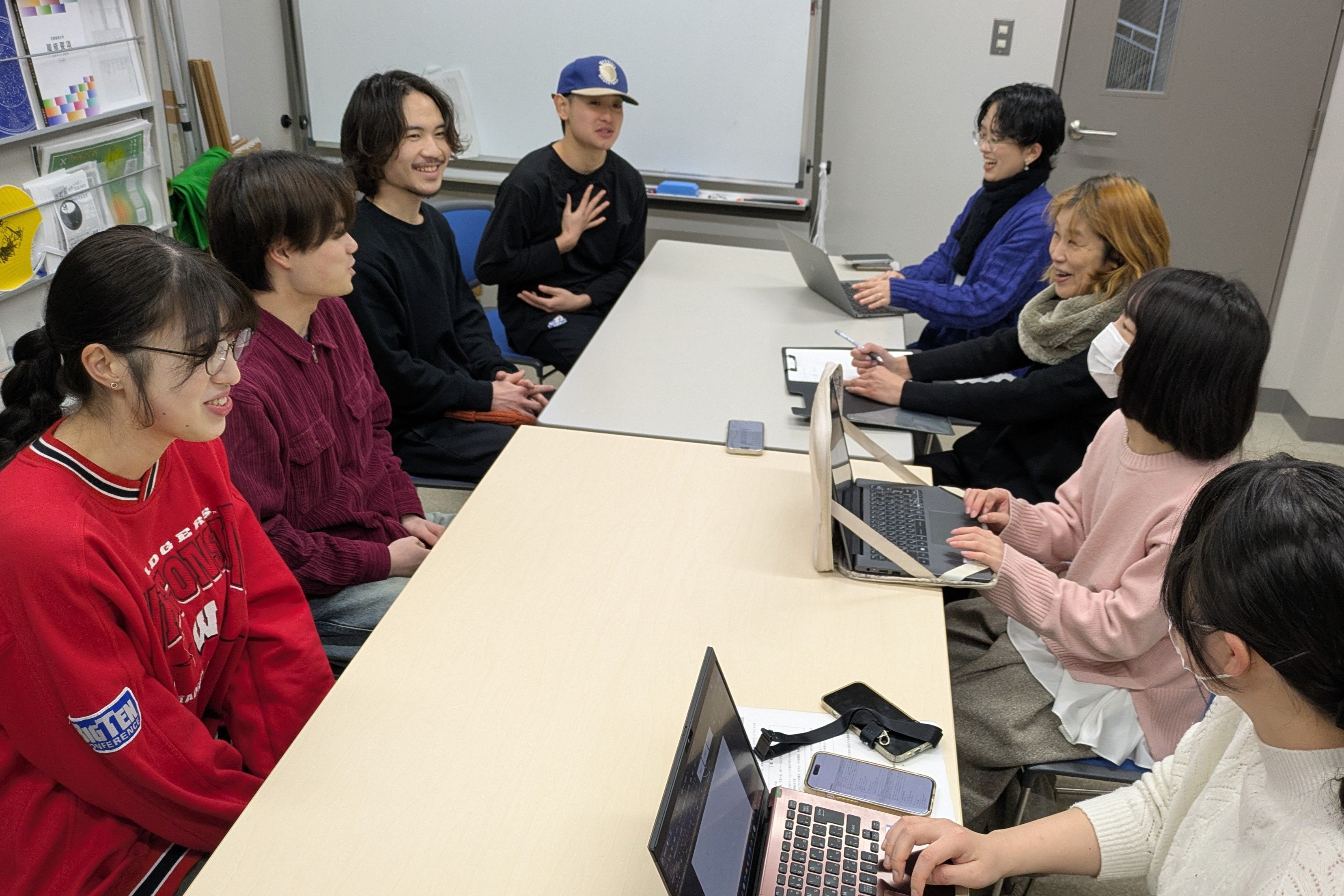 経営学部 学生広報スタッフ「マネスタ」が取材を受けました！