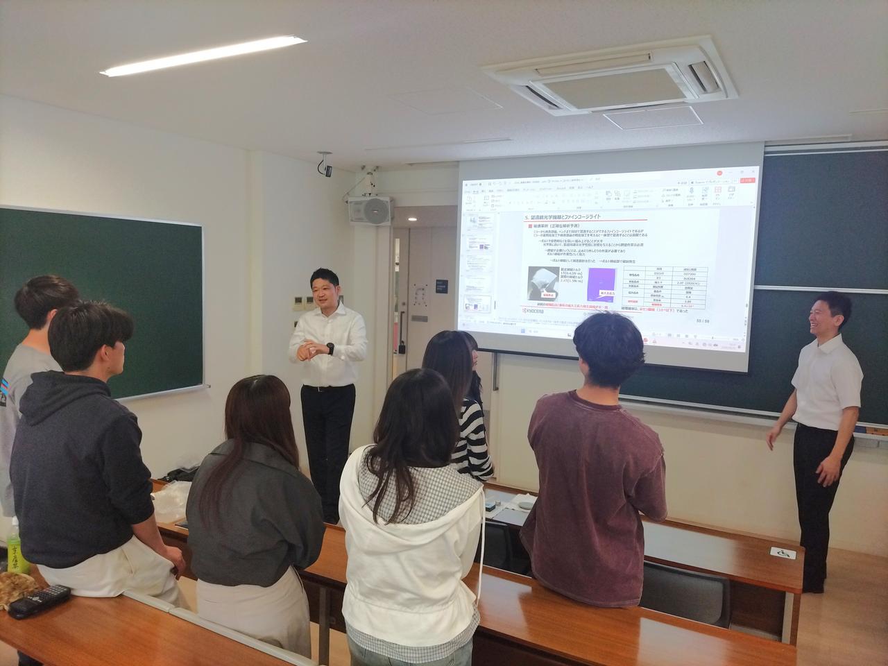 「宇宙工学基礎」で京セラ株式会社から講師をお招きし講演会を開催しました