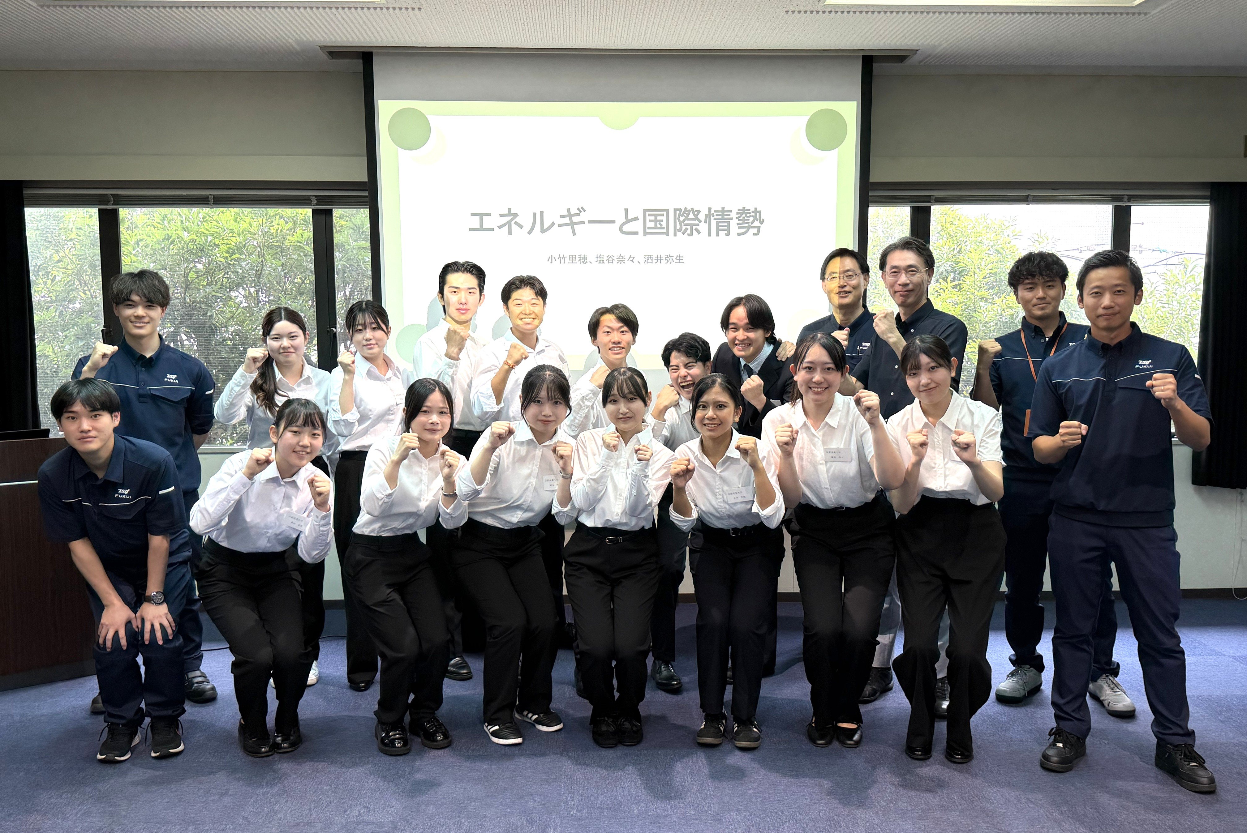 植原ゼミが福井製作所を訪問し、工場見学・研究成果プレゼンを実施しました！