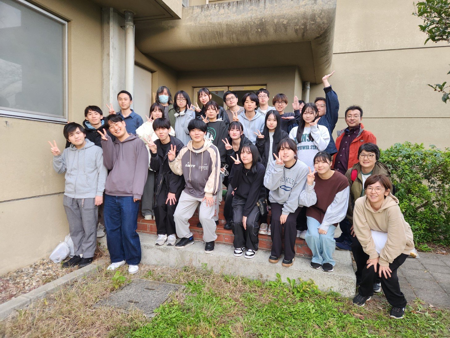 神戸大学の食資源教育研究センターで学外実習　昨年生まれた「神山丸（こうやままる）」は元気でした！