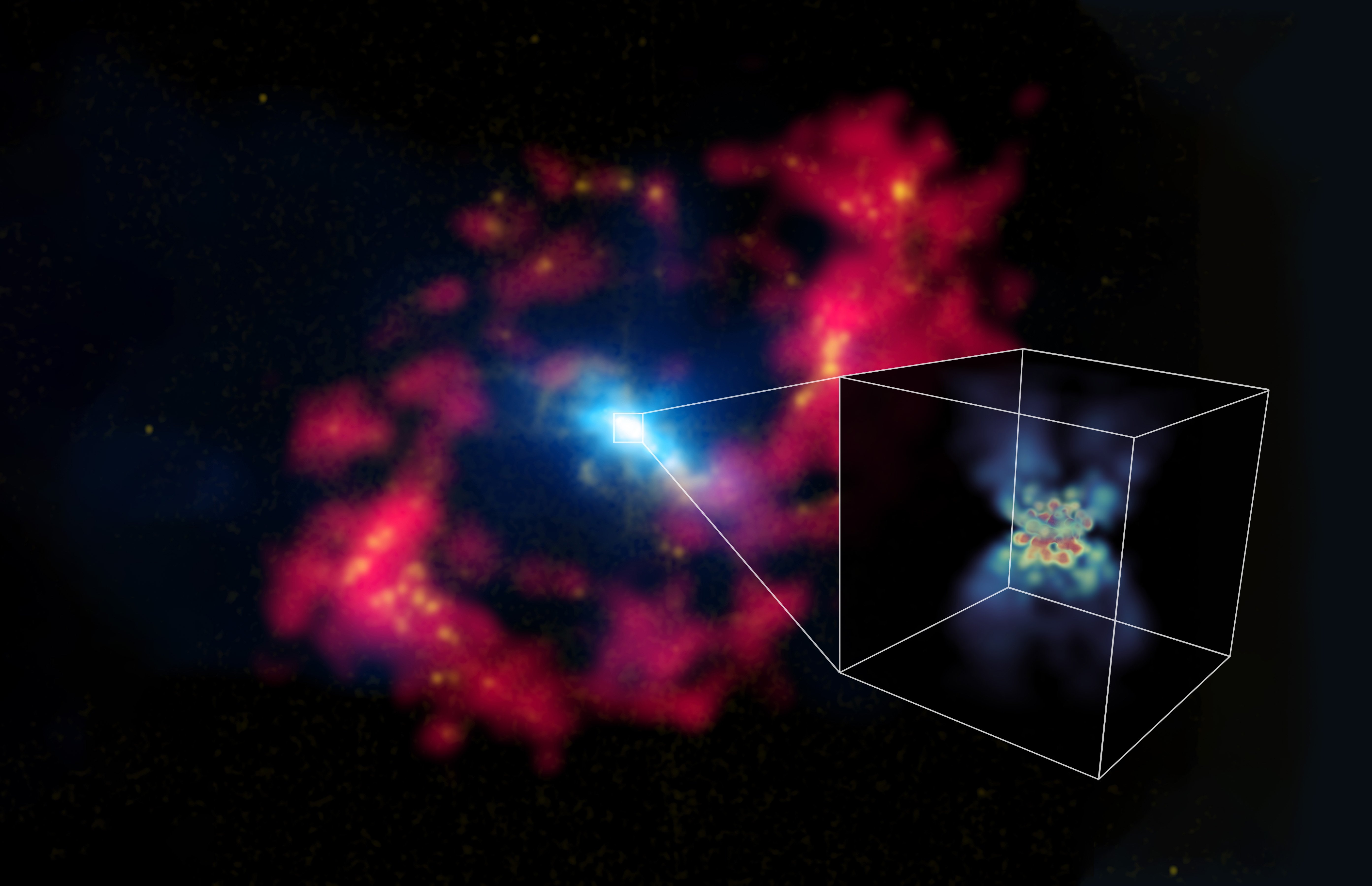 NGC4151銀河中心部のSMBH構造