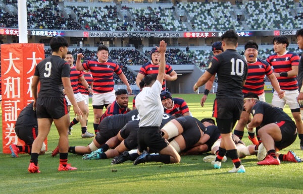 ラグビー部 全国大学選手権「初」の決勝進出をかけた一戦で大