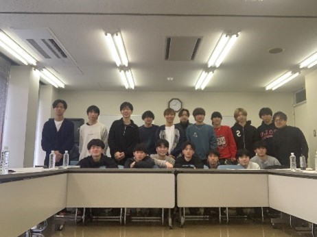 合宿発表終了後の集合写真
