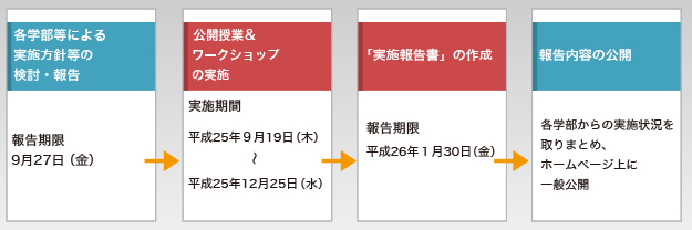 実施スケジュール 実施スケジュール