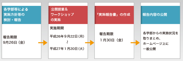 実施スケジュール 実施スケジュール
