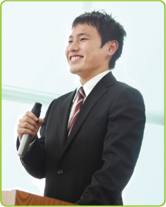 外国語学部 4年次生(兵庫県立西宮今津高校出身)礒貝 良太さん