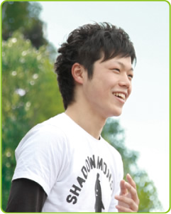 法学部 3年次生(大阪府立枚方高校出身)川本 有哉さん
