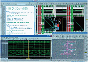 CAD(計算機援用設計)の画面