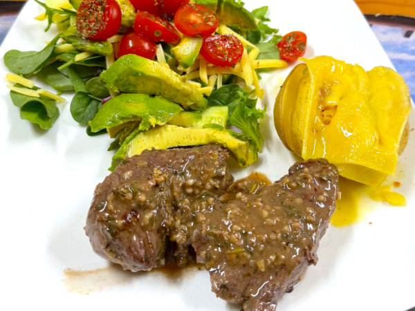 カンガルー肉料理